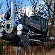 Old steam locomotive which did the long way to the 4300 meters high summit of Pikes Peak between 1893 and 1940 without any major issues